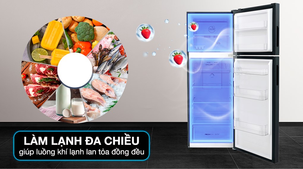 Tủ lạnh Aqua Inverter 236 lít AQR-T260FA(FB) - Ảnh 7