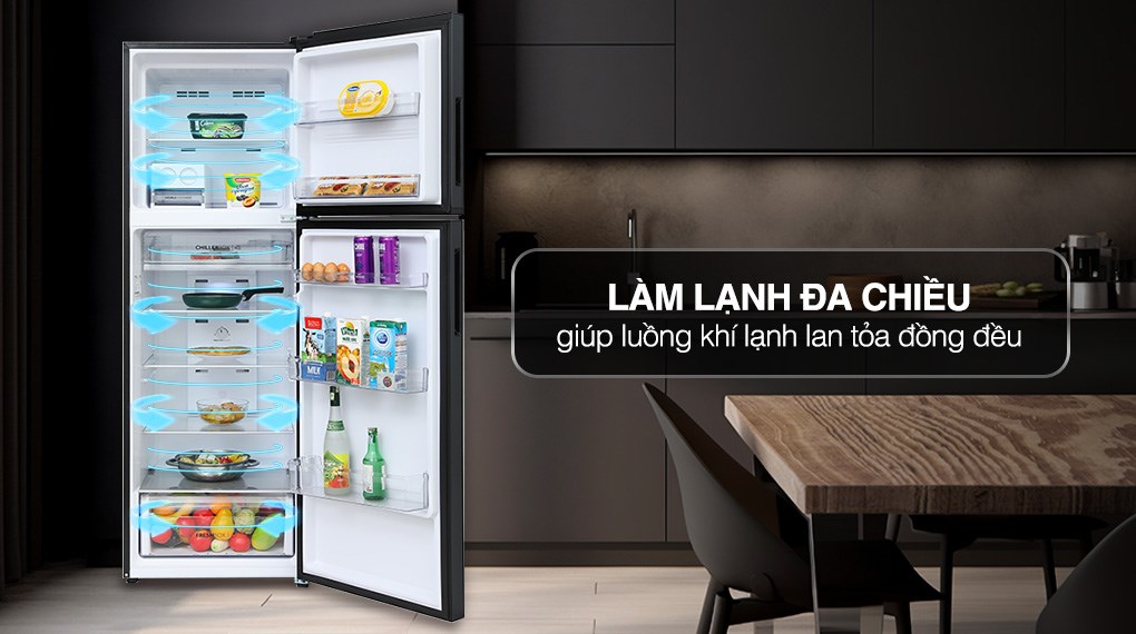 Tủ lạnh Aqua Inverter 358 lít AQR-T410FA(SL) - Ảnh 4