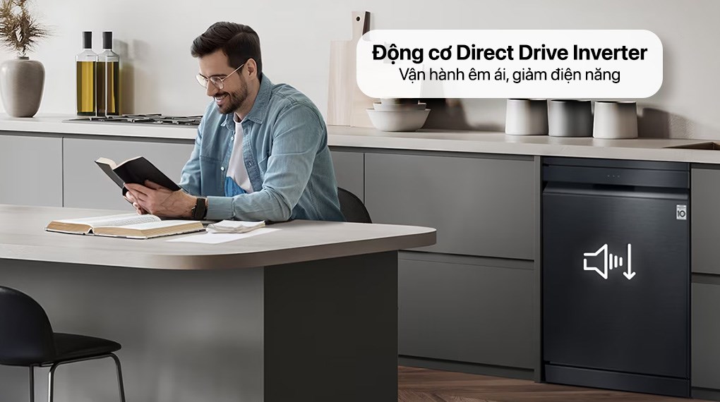 Máy rửa chén độc lập LG LDN14BLA5 - Ảnh 8