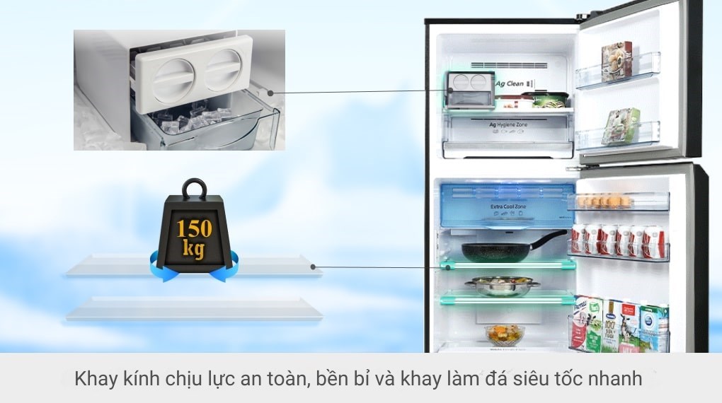 Tủ lạnh Panasonic Inverter 326 lít NR-TL351VGMV - Ảnh 11