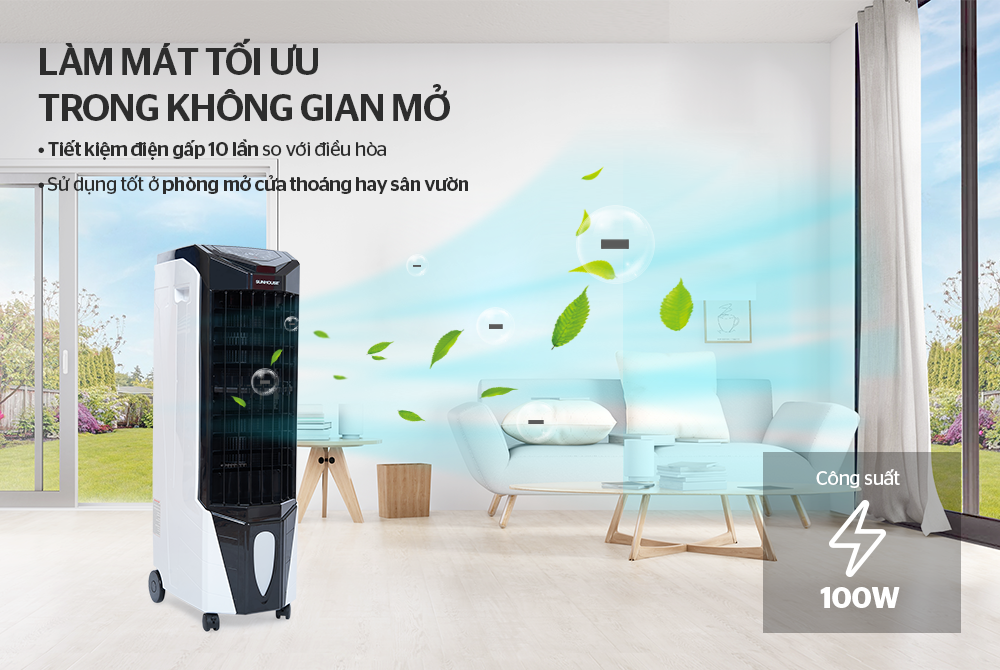 MÁY LÀM MÁT KHÔNG KHÍ SUNHOUSE SHD7719 (20L) - Ảnh 7