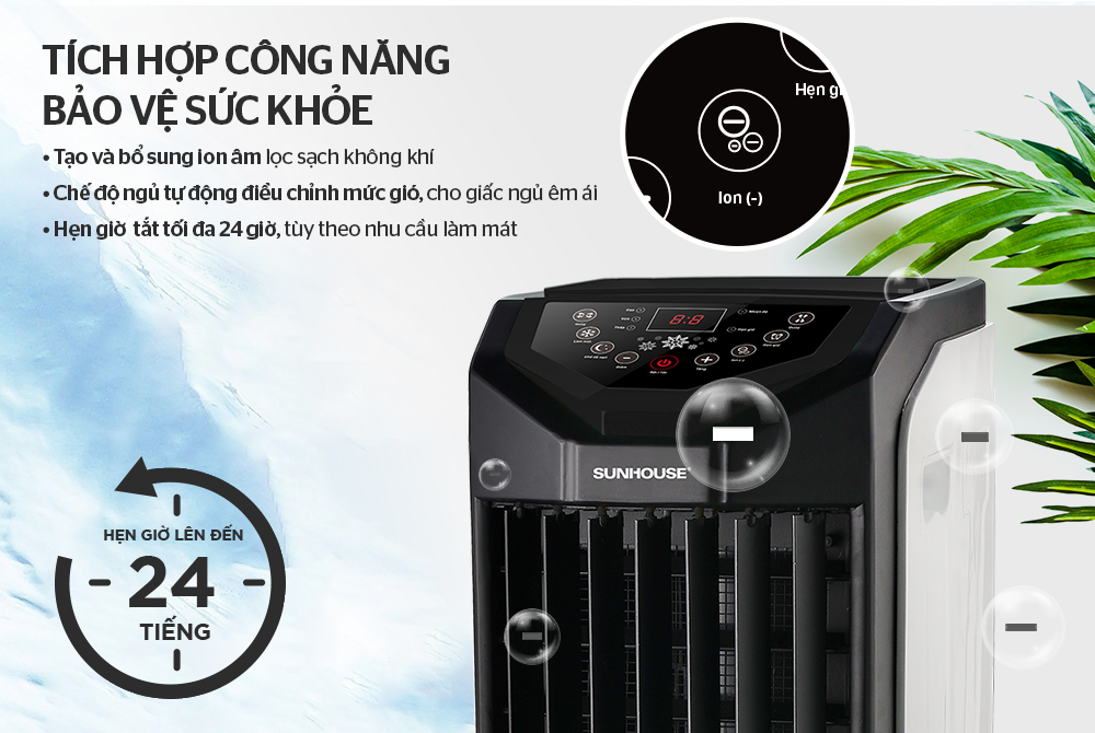 MÁY LÀM MÁT KHÔNG KHÍ SUNHOUSE SHD7719 (20L) - Ảnh 8